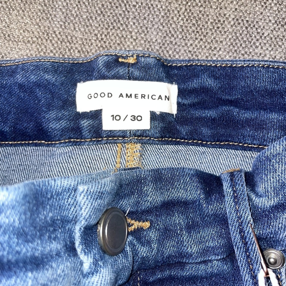 Good American Good Legs Skinny Jeans Womens 10/30 Blue Denim Medium Wash Outdoor - Picture 5 of 11